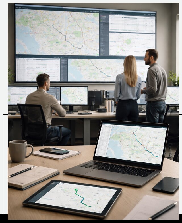 Трекинг грузов и Fleet Management, мониторинг автопарка в Геленджике